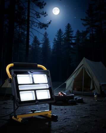 LED Çalışma Lambası Solar ve USB Şarjlı 400 LED