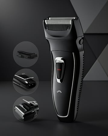 Profesyonel Yüz Tıraşı İçin Erkekler İçin Tıraş Makinesi