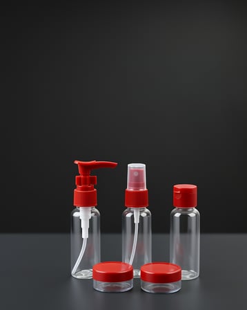 Taşınabilir 5 Parça Seyahat Kozmetik Seti 30 ml