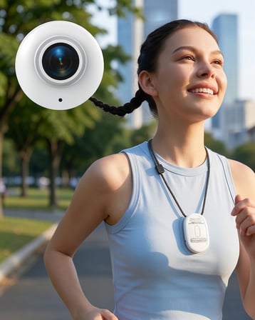 Spor Kamera 4K Geniş Açı Manyetik Sabitleme