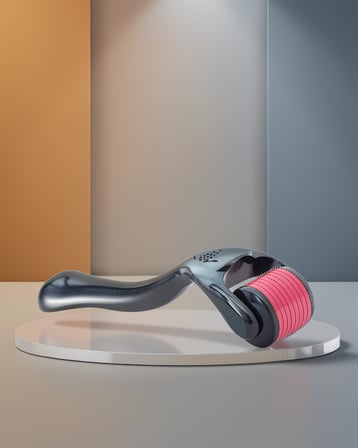Derma Roller Titanyum Uçlu 540 Iğneli 1 mm