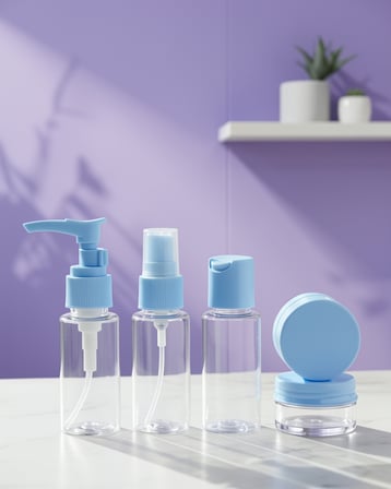 30 ml 5'li Seyahat Boy Kozmetik Organizer Seti