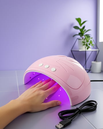 Zaman Ayarlı USB Oje Kurutma Cihazı 15 LED