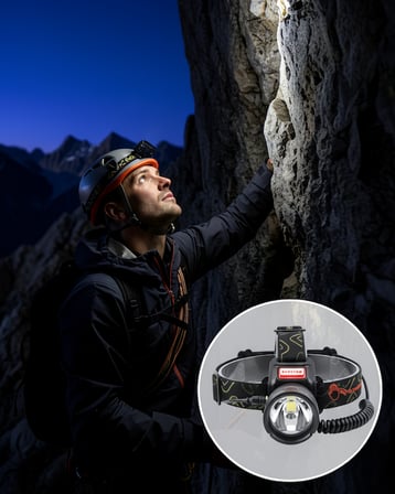 LED Kafa Feneri Ayarlanabilir Işık Zoomlu 30W