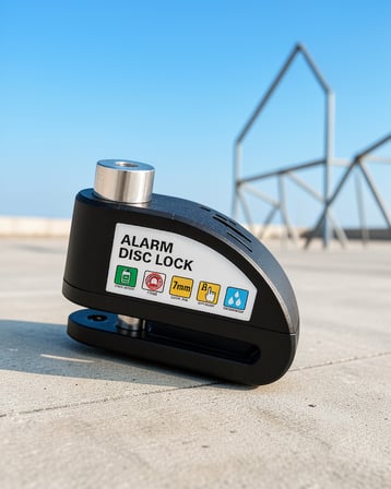 Disk Fren Kilidi Şok Sensörlü 110 dB Alarmlı