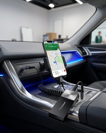 Bluetooth AUX Adaptörü Kompakt USB Bağlantılı