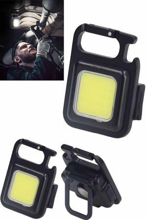 USB Şarjlı Mini LED Cep El Feneri Taşınabilir Çok Fonksiyonlu