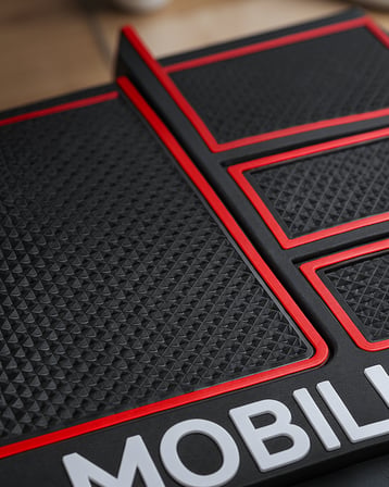 Araç İçinde Kullanılan Kaydırmaz Silikon Organizer Mat Telefon Tutuculu