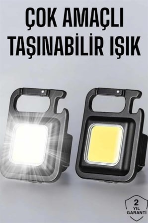 Taşınabilir LED Işık Mıknatıslı 800 Lümen