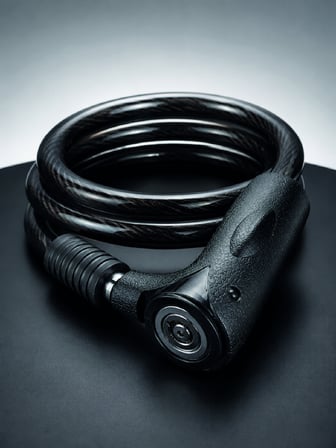 Dayanıklı Motosiklet ve Bisiklet Güvenlik Kilidi 24 mm Çelik Halatlı