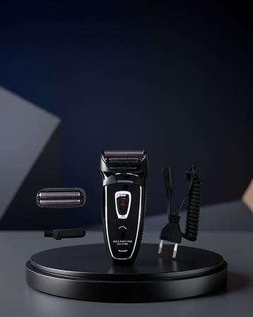 Şarjlı Kablosuz Tıraş Makinesi Çift Başlık Ergonomik