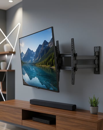 Çift Kollu Hareketli TV Askısı 27-55 inç
