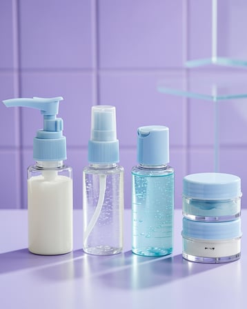 Seyahat Şişesi Seti 5'li 30 ml Şeffaf
