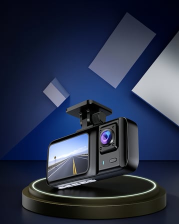 3 Kamera 360° Araç Kamerası Full HD Gece Görüşlü