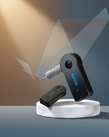 Bluetooth Araç Kiti AUX Çıkışlı 10m Bağlantılı