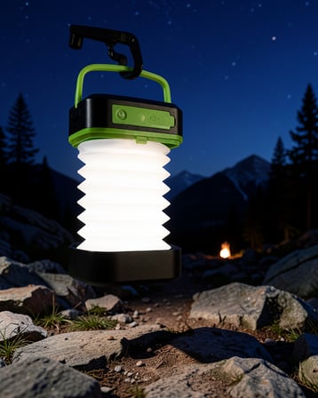 Katlanabilir Dokunmatik LED Kamp Lambası 1200 mAh