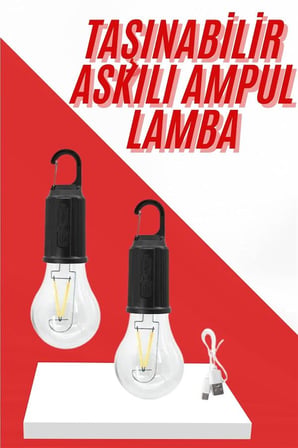 Şarjlı LED Ambians Işık Kamp Lambası