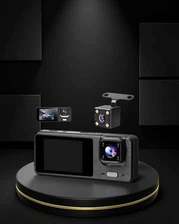 Araç Kamerası 3 Kamera Sistemi Full HD