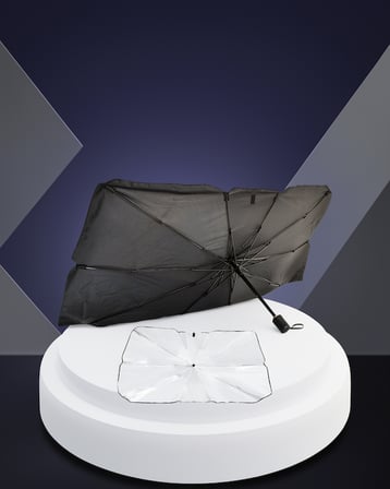 Katlanabilir Araç Güneşliği Şemsiye Tasarımı 125x65 cm