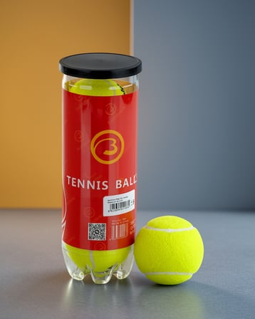 Tenis Topları 3'lü Set Dengeli Zıplama