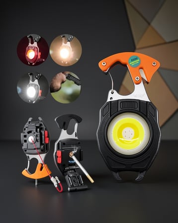 LED Anahtarlık Kompakt Mini Çakmaklı