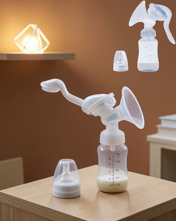 Manuel Göğüs Pompası 180 ML BPA'sız Taşınabilir
