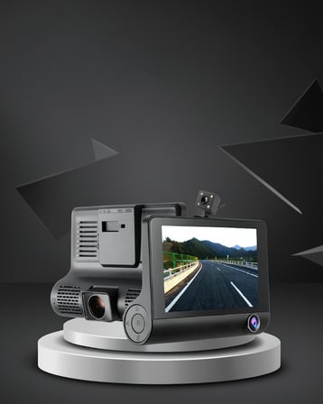 3 Kamera Araç DVR 1080P Gece Görüşlü G-Sensörlü