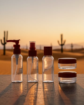 Seyahat Boy 5'li Kozmetik Dolum Seti 30 ml Sızdırmaz