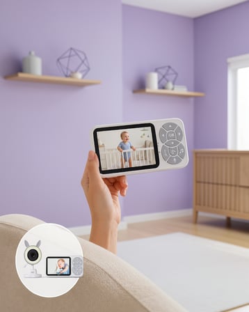 Çoklu Kamera Bebek İzleme Sistemi RGB Gece Lambalı Yeni Nesil