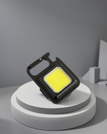Mini 800 Lümen LED El Feneri USB Şarjlı 3 Kademeli Işık