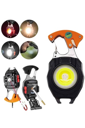 LED Anahtarlık Çakmaklı Mini Kompakt Lamba