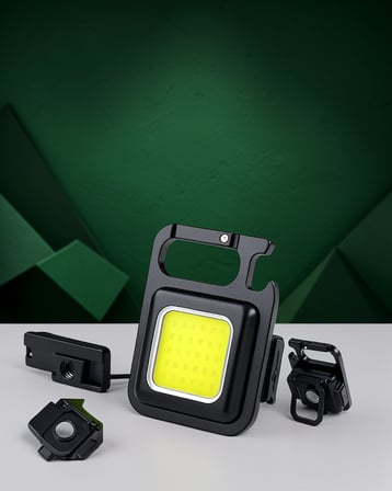 Taşınabilir LED Kamp Işığı 800 Lümen Manyetik Anahtarlık