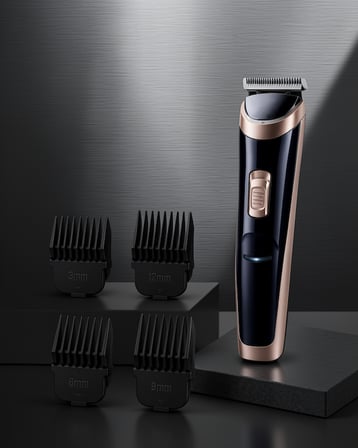 Hassas Çelik Bıçaklı Şarjlı Tıraş Makinesi 03-12 mm Ayarlanabilir