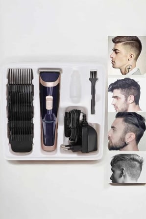 Hassas Çelik Bıçaklı Şarjlı Tıraş Makinesi 03-12 mm Ayarlanabilir