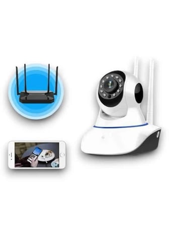 WiFi Kamera 3.0MP 1080P Gece Görüşü 64 GB SD Sd Kart Desteği