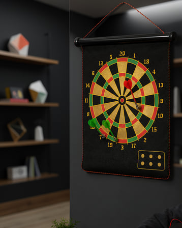 Katlanabilir Manyetik Dart Tahtası Çocuk ve Yetişkin İçin