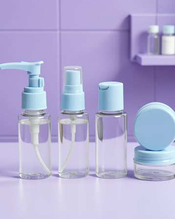 Taşınabilir 5 Parça Sızdırmaz Kozmetik Seti 30 ml
