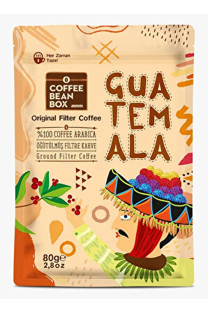 Guatemala Filtre Kahve 10 x 80 gr Ekonomik Paket