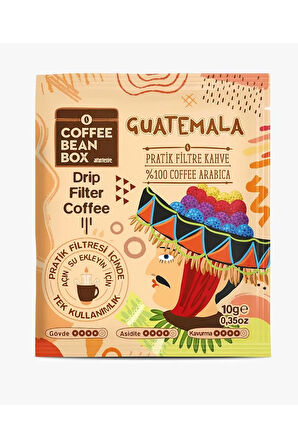 Guatemala Pratik Filtre Kahve 10 gr X 10 Adet Aç-iç-at