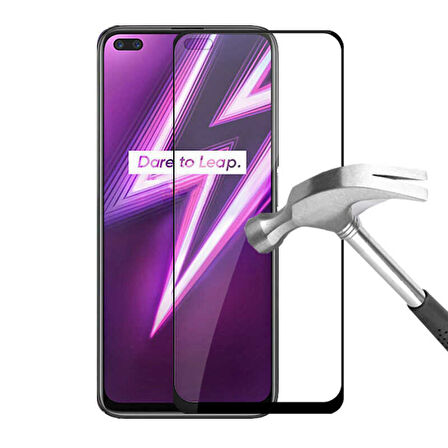 Realme 6 Pro Temperli Cam Full Ekran Koruyucu
