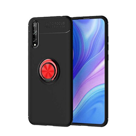 Huawei P Smart S (Y8P) Kılıf Yüzüklü Magnetli Ravel Case