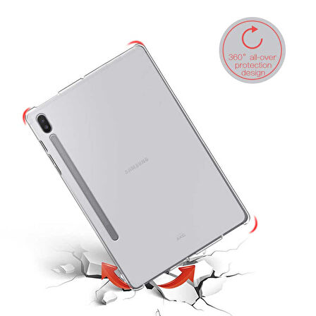 Samsung Galaxy Tab S7 11inç T870 T875 T877 Kılıf Tablet Hibrit Silikon Case