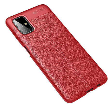 Samsung Galaxy M51 Kılıf Deri Tarzı Niss Silikon Case