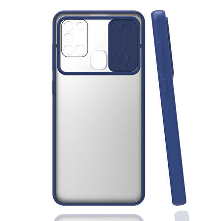 Samsung Galaxy M31 Kılıf Kamera Kapatmalı Lensi Case