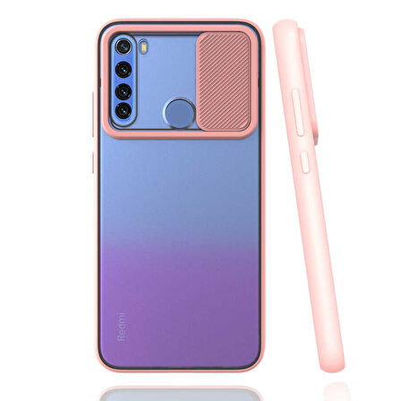 Xiaomi Redmi Note 8 Kılıf Kamera Kapatmalı Lensi Case