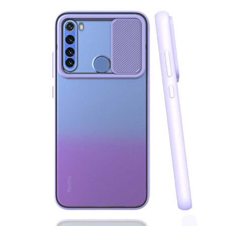 Xiaomi Redmi Note 8 Kılıf Kamera Kapatmalı Lensi Case