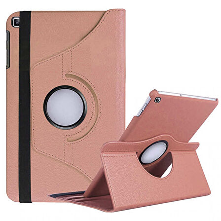 Samsung Galaxy Tab A7 10.4 T500 T505 T507 Kılıf 360 Dönebilen Standlı Case