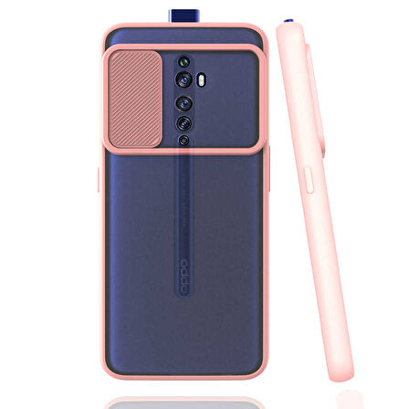 Oppo Reno 2Z Kılıf Kamera Kapatmalı Lensi Case
