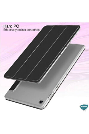 Samsung Galaxy Tab S7 FE LTE T730 T735 T737 Kılıf PU Deri Smart Standlı Case