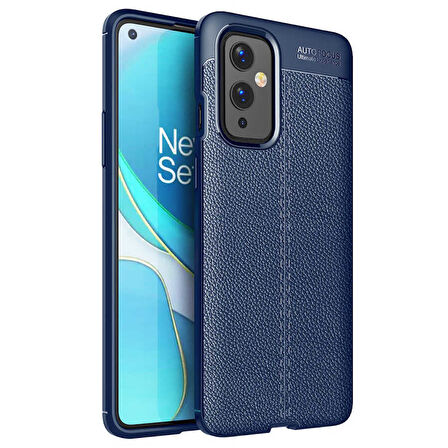 One Plus 9 Kılıf Deri Tarzı Niss Silikon Case